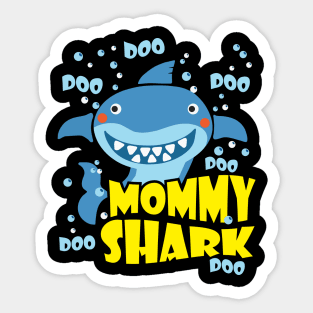 Mommy Shark DOO DOO DOO Mother's Day Gift Sticker